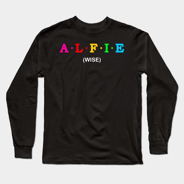 Alfie - Wise. Long Sleeve T-Shirt by Koolstudio